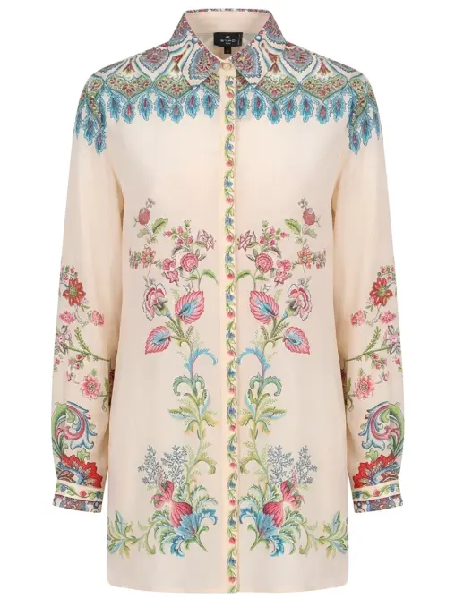 Рубашка шелковая ETRO
