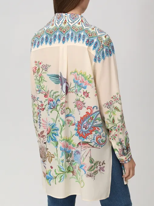 Рубашка шелковая ETRO
