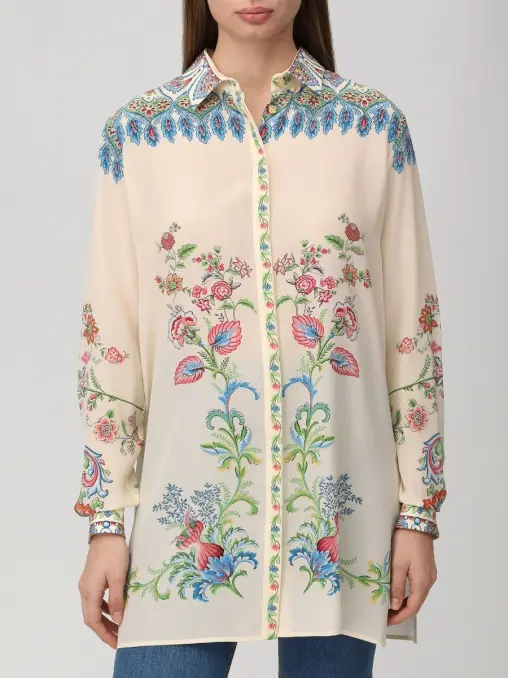 Рубашка шелковая ETRO