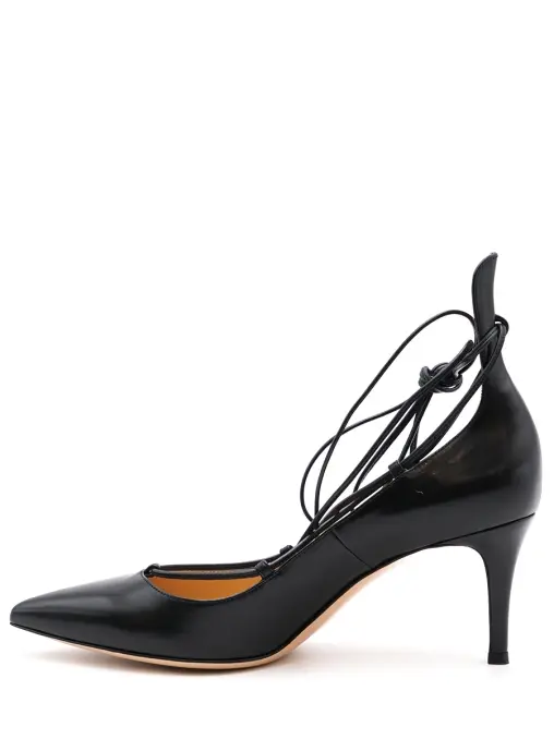 Туфли кожаные GIANVITO ROSSI