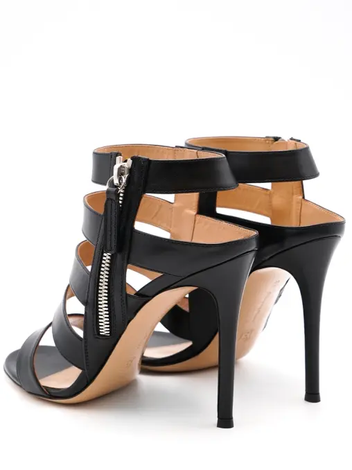 Босоножки кожаные GIANVITO ROSSI