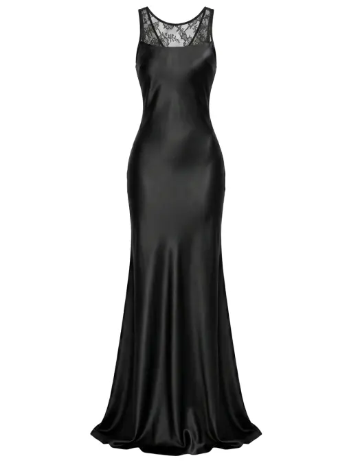 Платье с кружевом ALINE