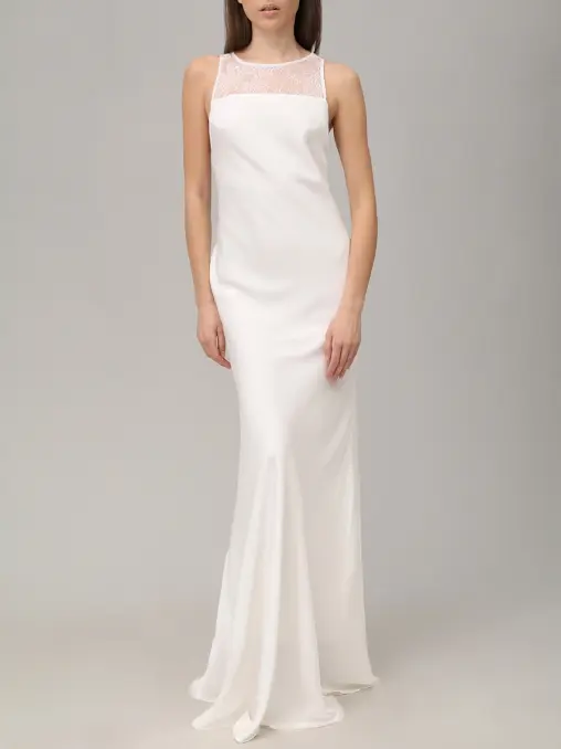 Платье с кружевом ALINE