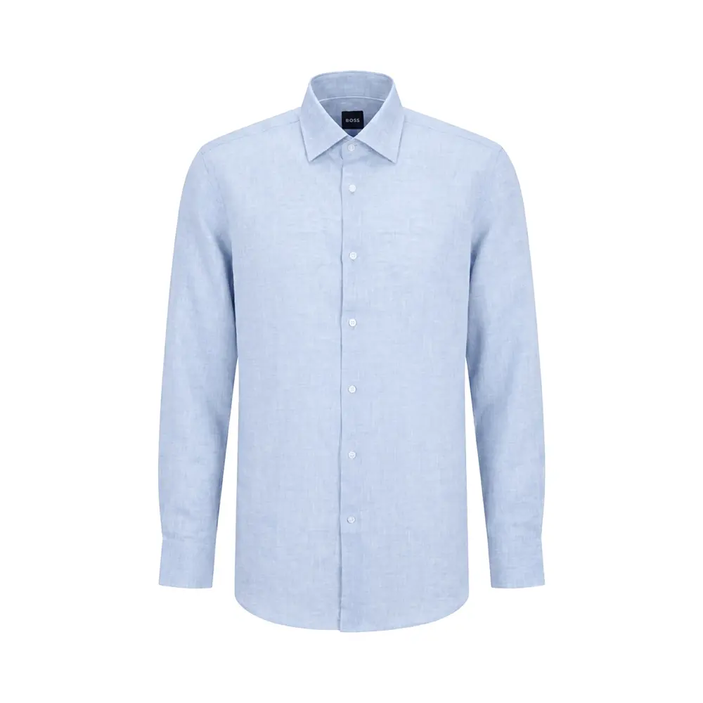 Рубашка Slim Fit льняная