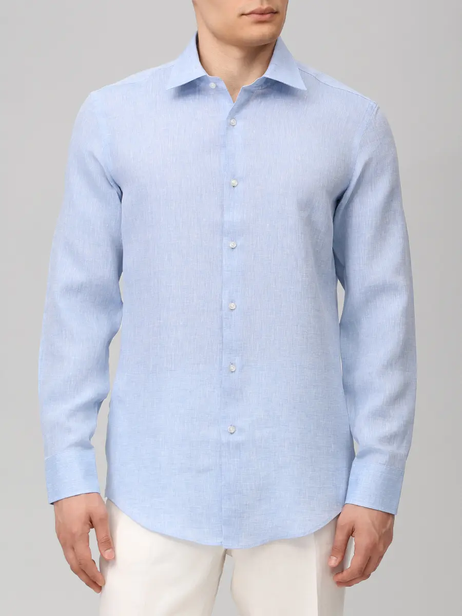 Рубашка Slim Fit льняная