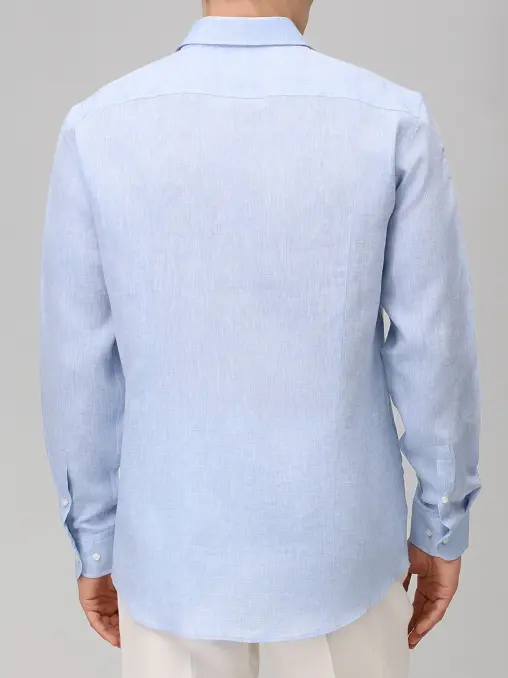 Рубашка Slim Fit льняная BOSS