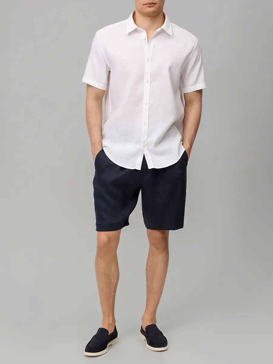 Рубашка Slim Fit льняная