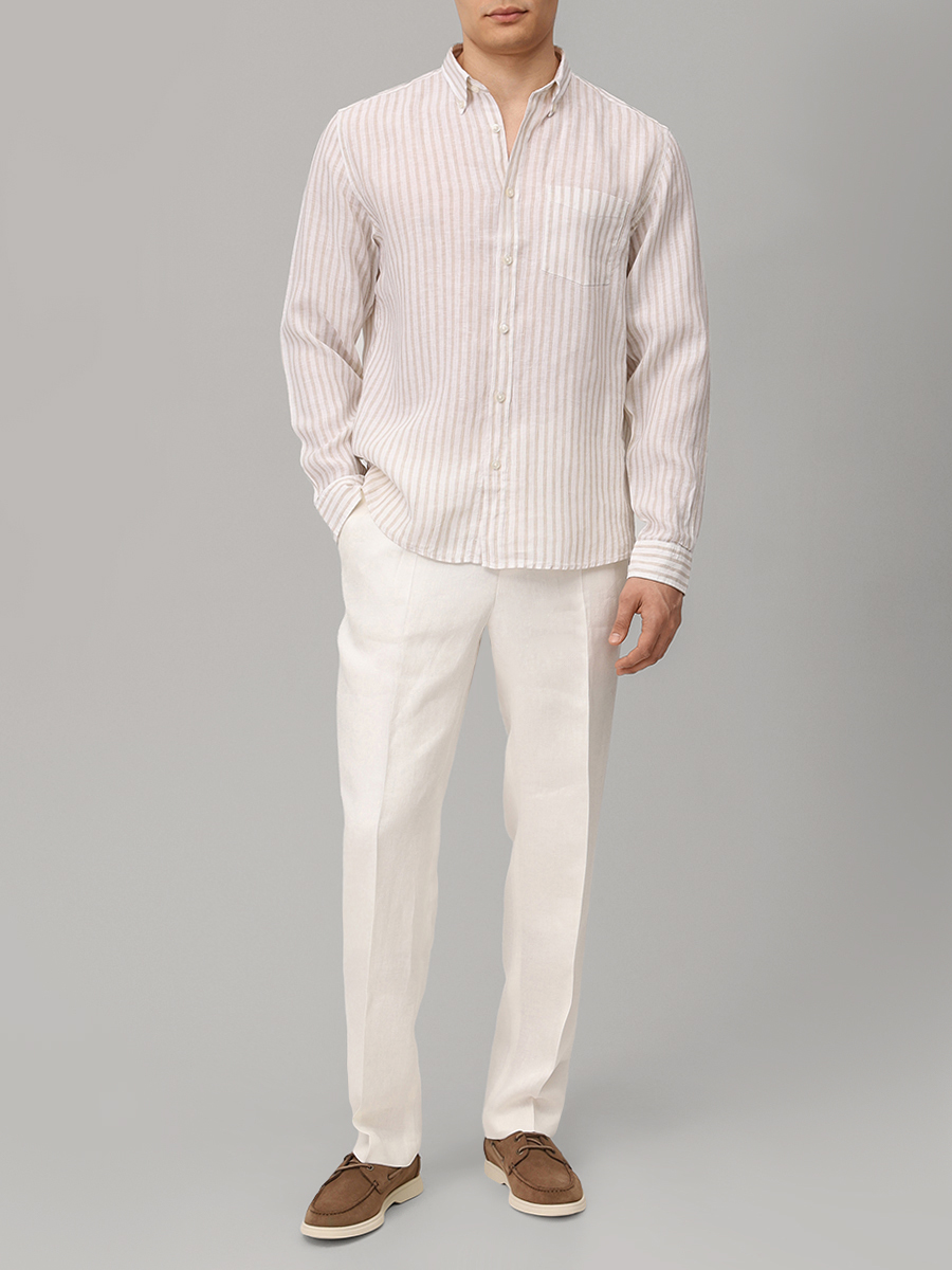Рубашка Regular Fit льняная