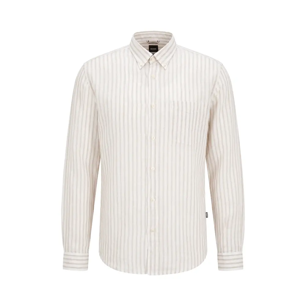 Рубашка Regular Fit льняная