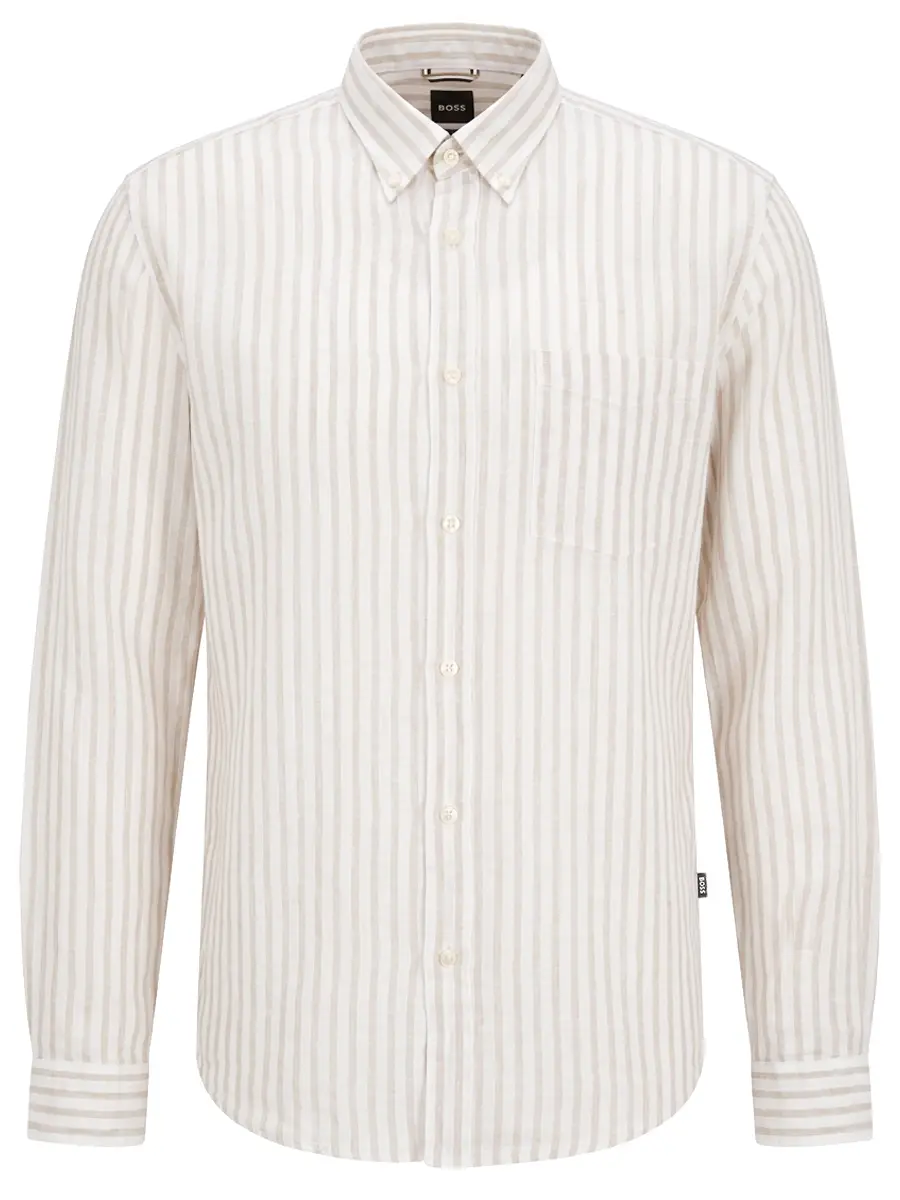 Рубашка Regular Fit льняная
