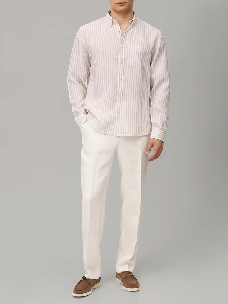Рубашка Regular Fit льняная