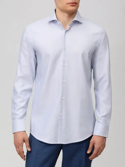 Рубашка Slim Fit хлопковая BOSS