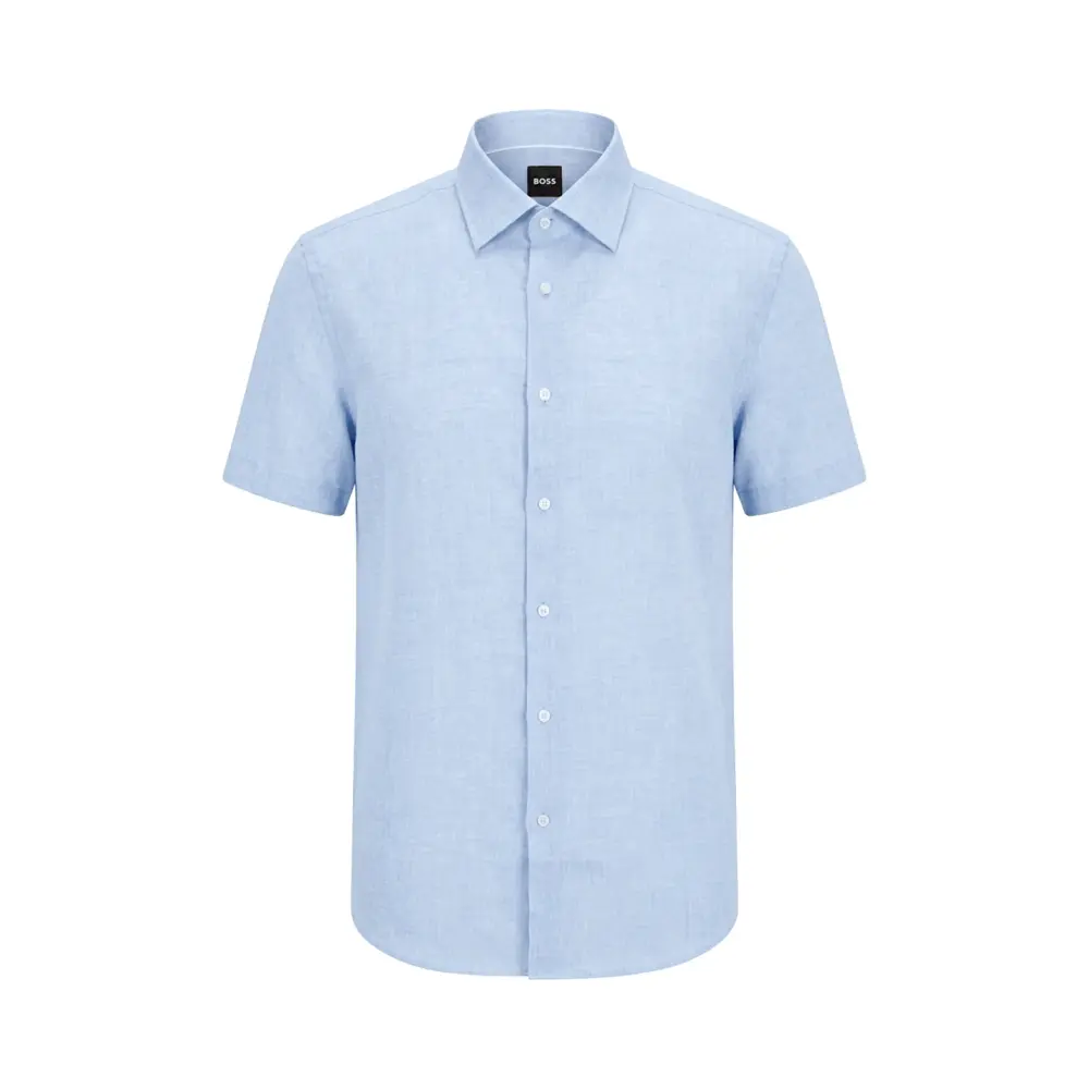 Рубашка Slim Fit льняная