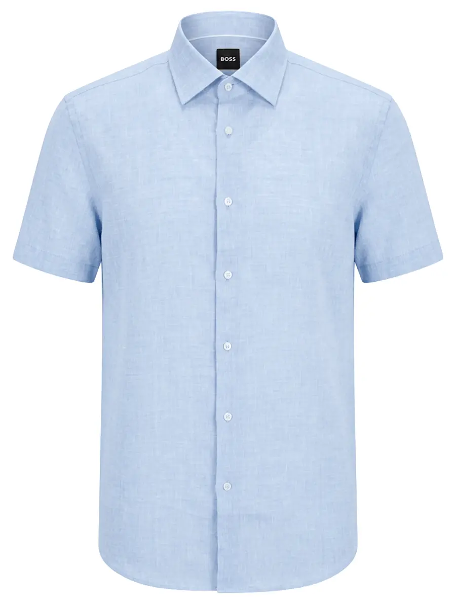 Рубашка Slim Fit льняная