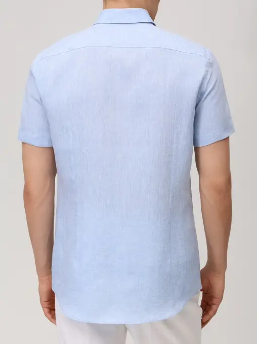 Рубашка Slim Fit льняная BOSS