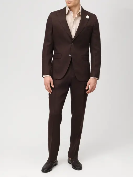 Рубашка Slim Fit льняная BOSS