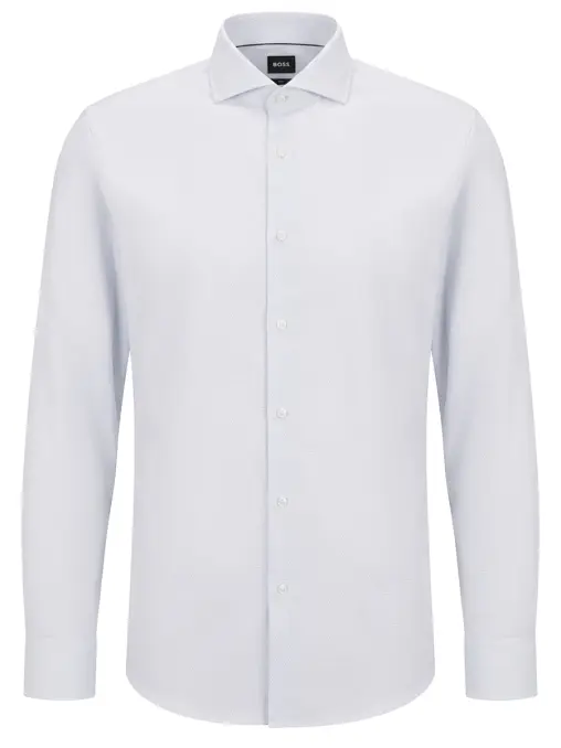 Рубашка Slim Fit хлопковая BOSS