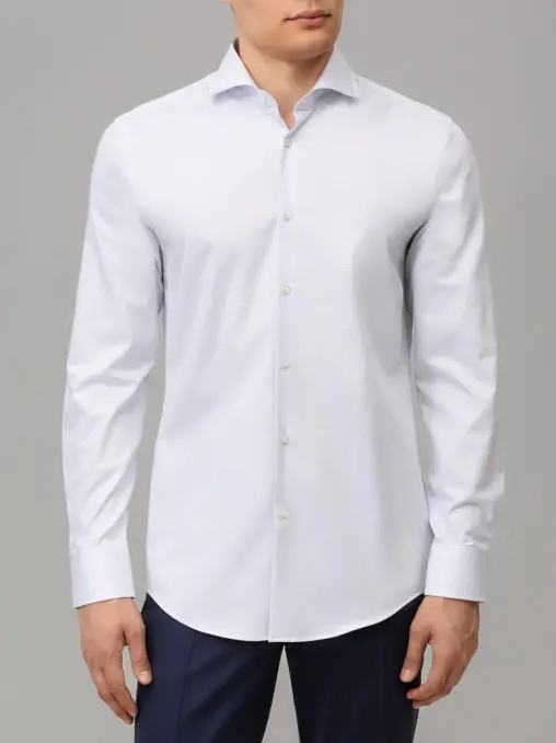 Рубашка Slim Fit хлопковая BOSS