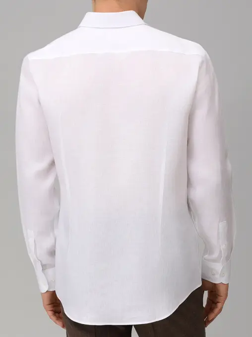 Рубашка Slim Fit льняная BOSS