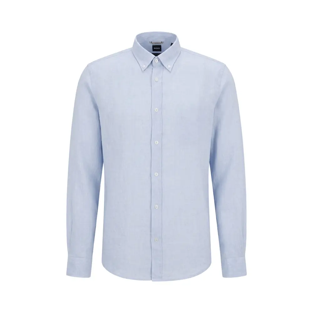 Рубашка Regular Fit льняная