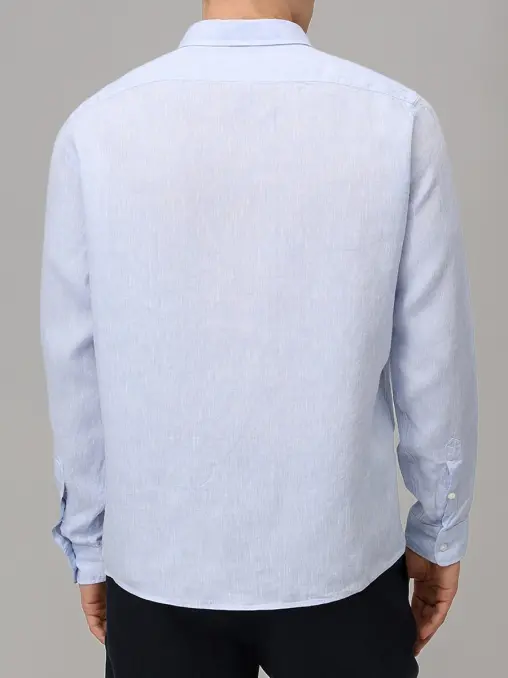 Рубашка Regular Fit льняная BOSS