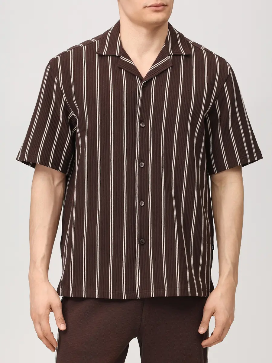 Рубашка Relaxed Fit хлопковая