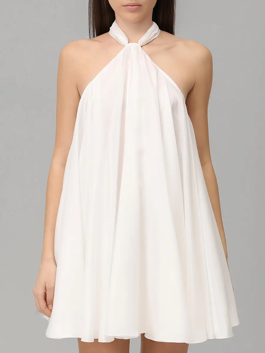 Платье шелковое