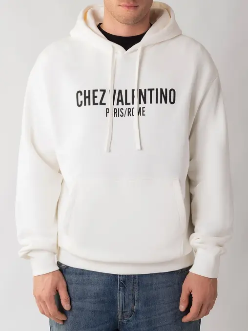 Худи хлопковое VALENTINO