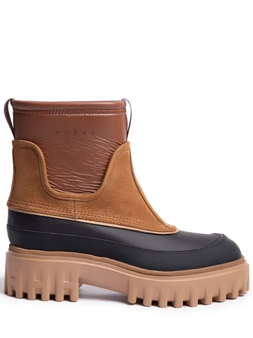 Ботинки комбинированные на меху HOGAN