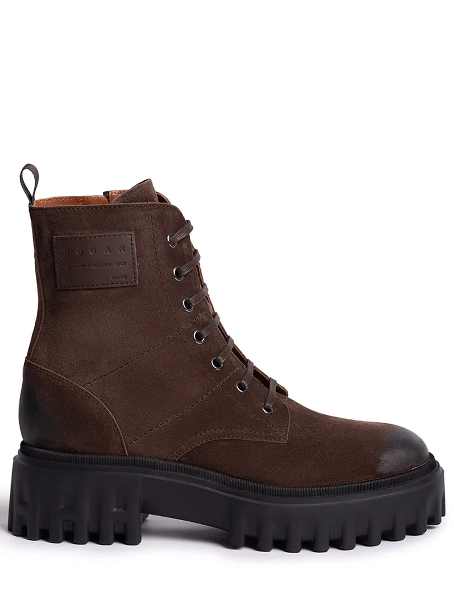 Ботинки замшевые