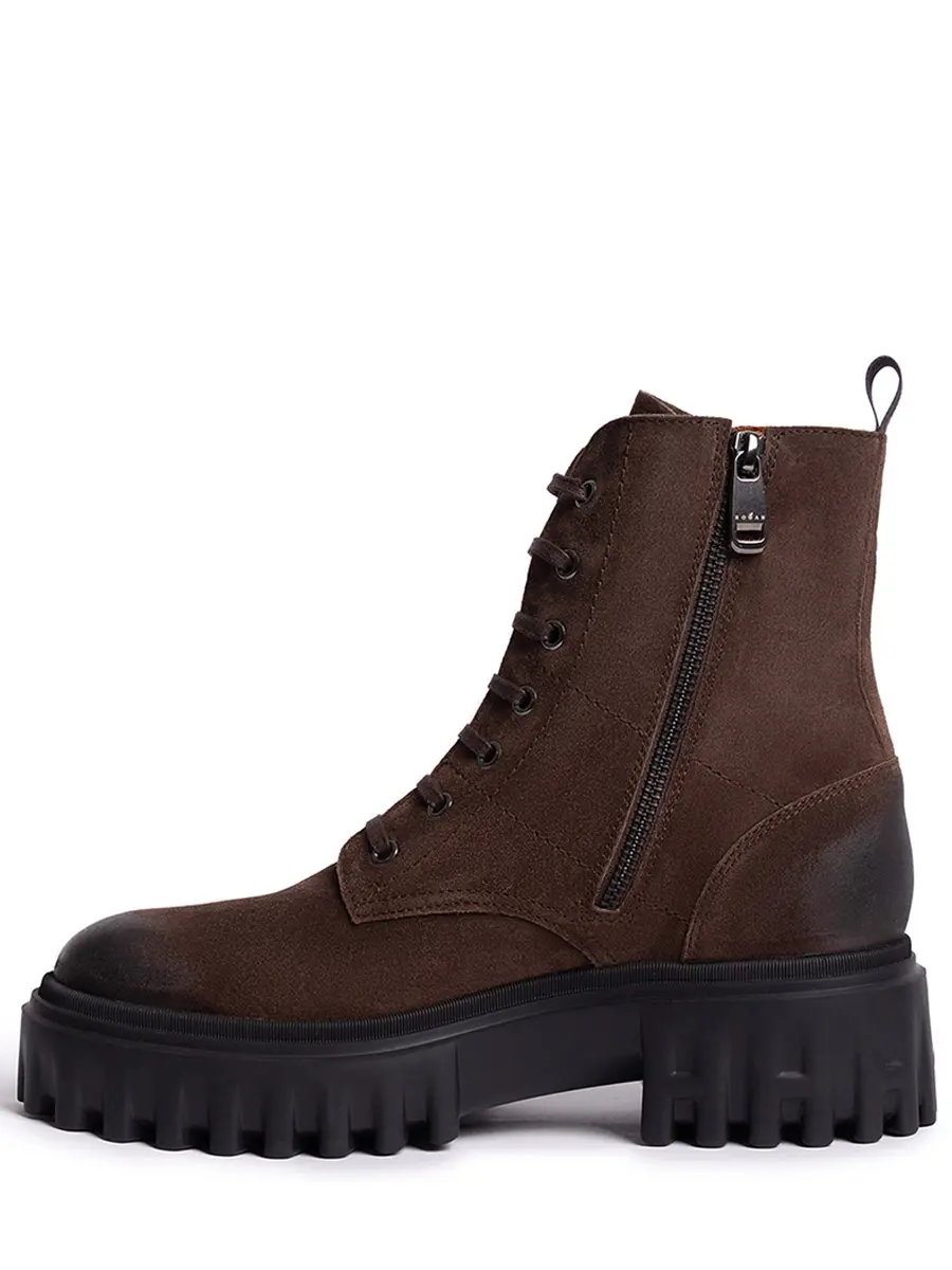 Ботинки замшевые