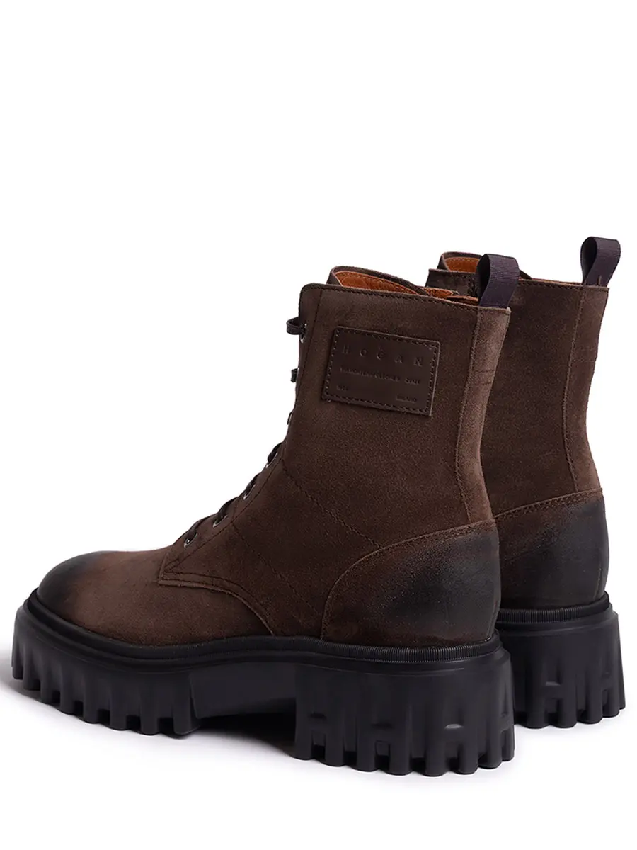 Ботинки замшевые