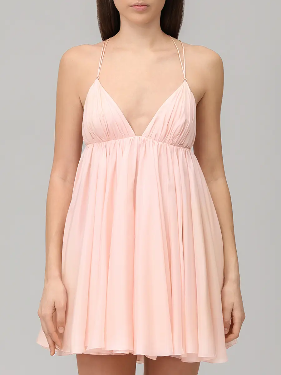 Платье шелковое