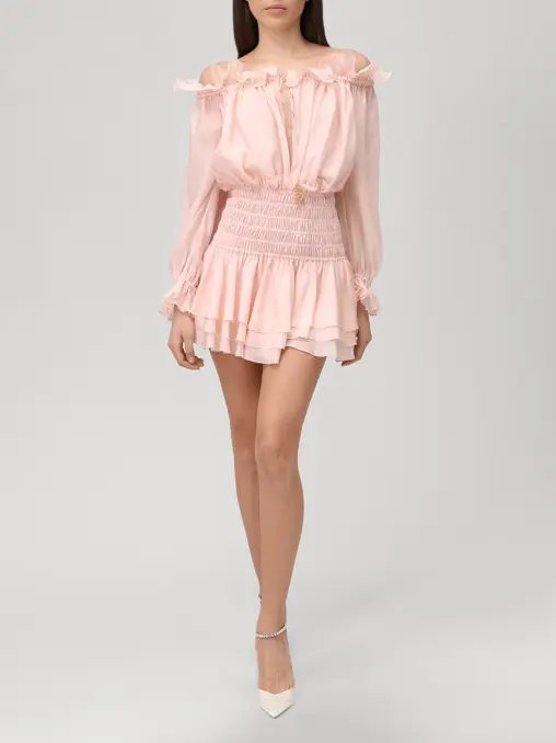 Платье шелковое YVON