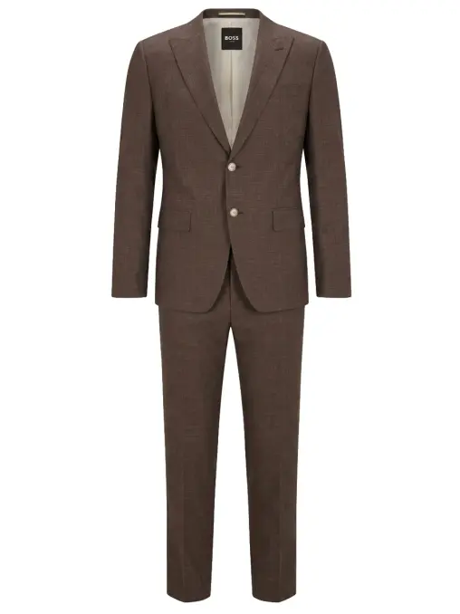 Костюм из хлопка и шелка BOSS