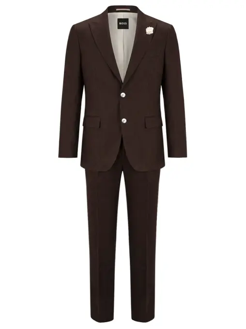 Костюм Slim Fit льняной BOSS