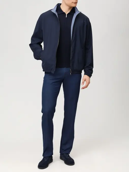 Поло шелковое BERTOLO LUXURY MENSWEAR