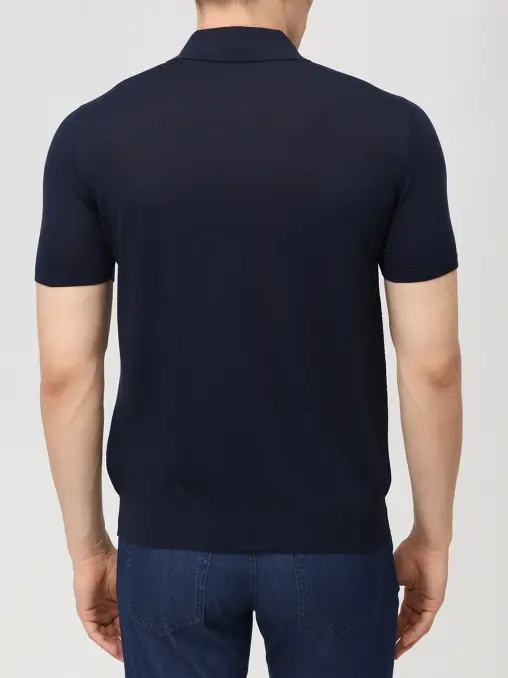Поло шелковое BERTOLO LUXURY MENSWEAR
