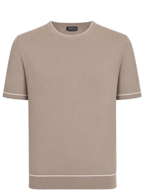 Футболка хлопковая BERTOLO LUXURY MENSWEAR