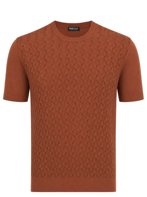 Футболка хлопковая BERTOLO LUXURY MENSWEAR
