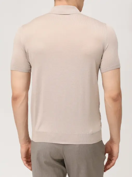 Поло шелковое BERTOLO LUXURY MENSWEAR