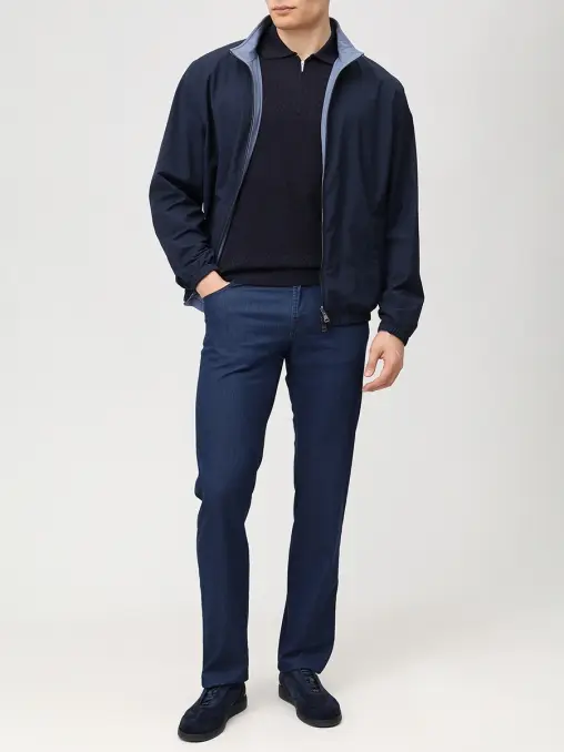 Поло шелковое BERTOLO LUXURY MENSWEAR