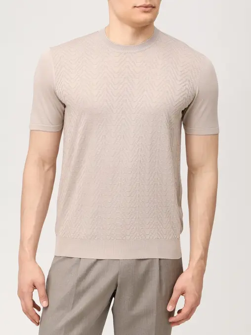 Футболка шелковая BERTOLO LUXURY MENSWEAR