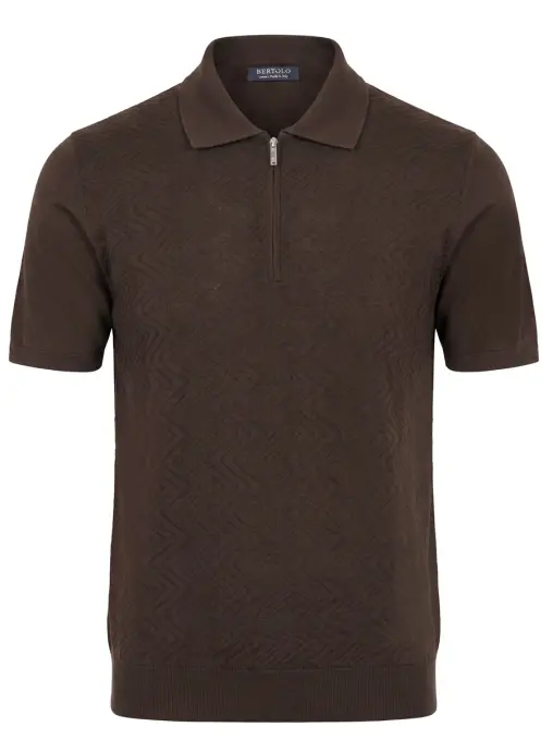 Поло шелковое BERTOLO LUXURY MENSWEAR
