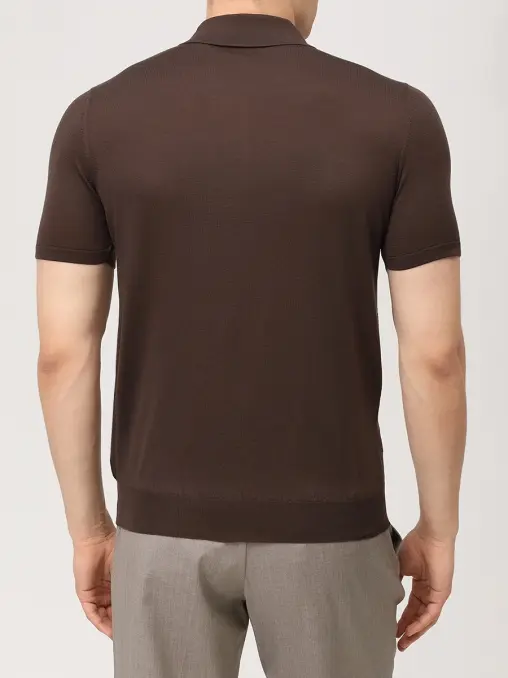 Поло шелковое BERTOLO LUXURY MENSWEAR