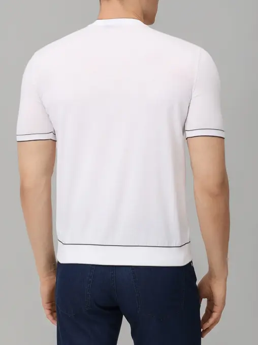 Футболка хлопковая BERTOLO LUXURY MENSWEAR