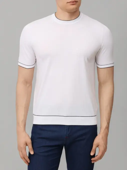 Футболка хлопковая BERTOLO LUXURY MENSWEAR