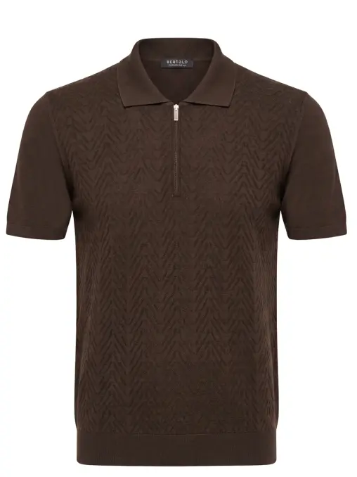 Поло шелковое BERTOLO LUXURY MENSWEAR