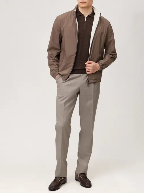 Поло шелковое BERTOLO LUXURY MENSWEAR
