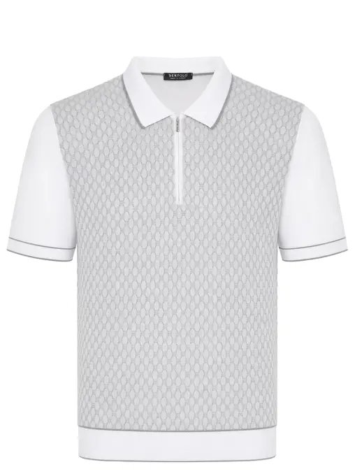 Поло хлопковое BERTOLO LUXURY MENSWEAR